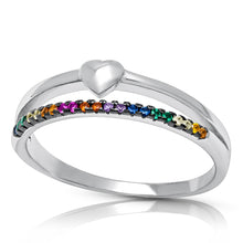 Cargar imagen en el visor de la galería, Anillo Multicolour Love